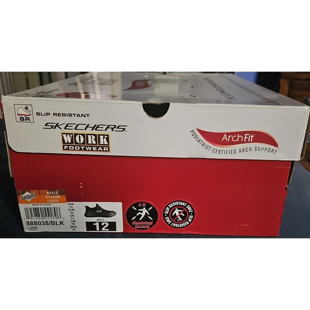 Skechers Jake Men's‎ Size 12 Work Slip Resistant